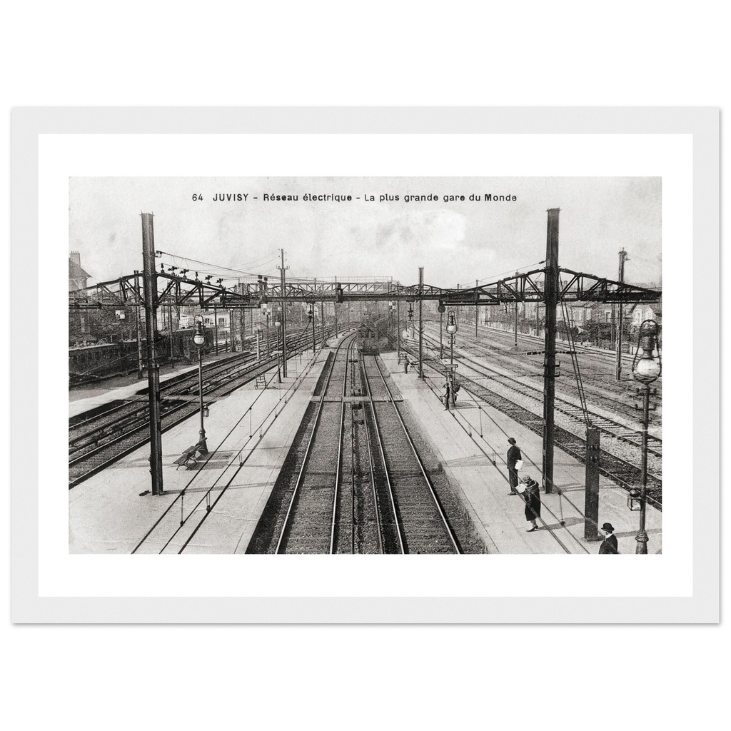 Juvisy - Reseau electrique - la plus grande gare du monde