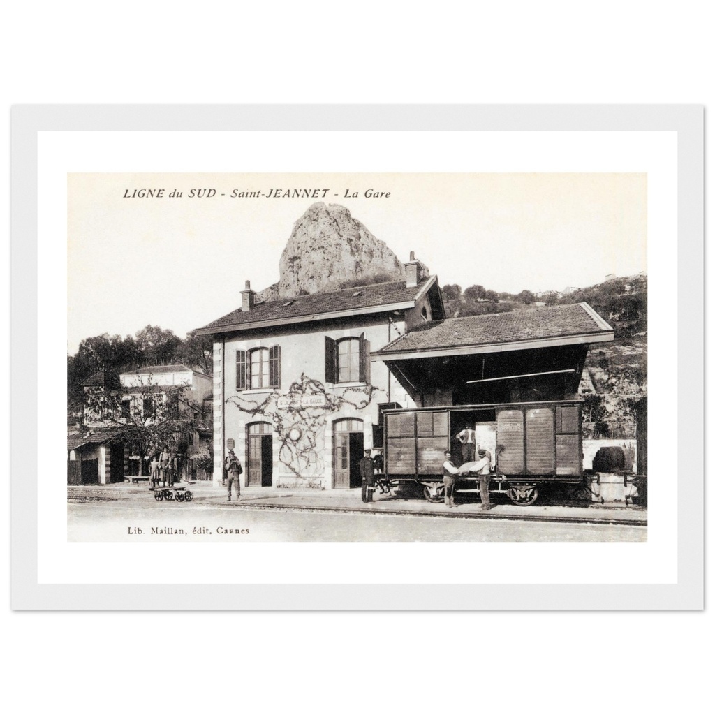 St Jeannet - Lignes du Sud - La Gare