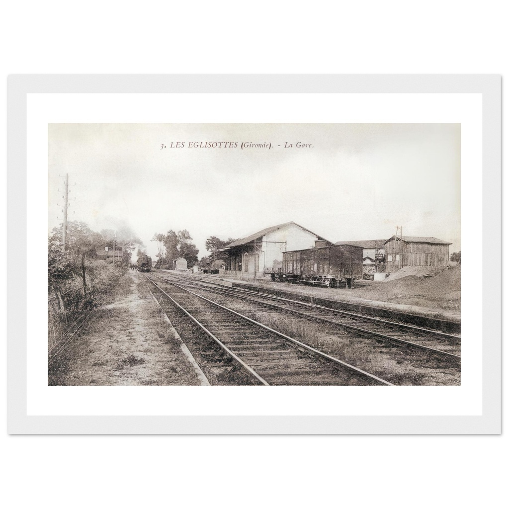 Les Eglisottes (Gironde) - La gare