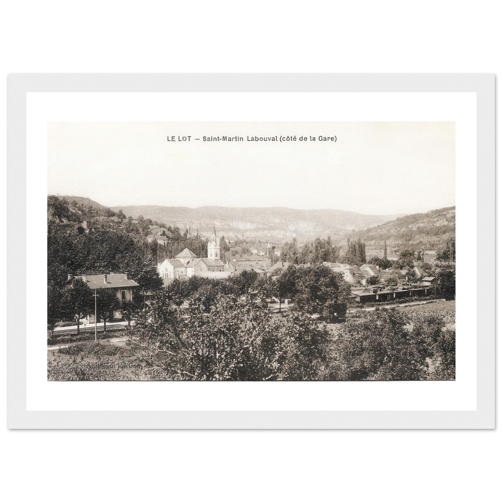 Le Lot - Saint-Martin Labouval , (Cote de la gare)