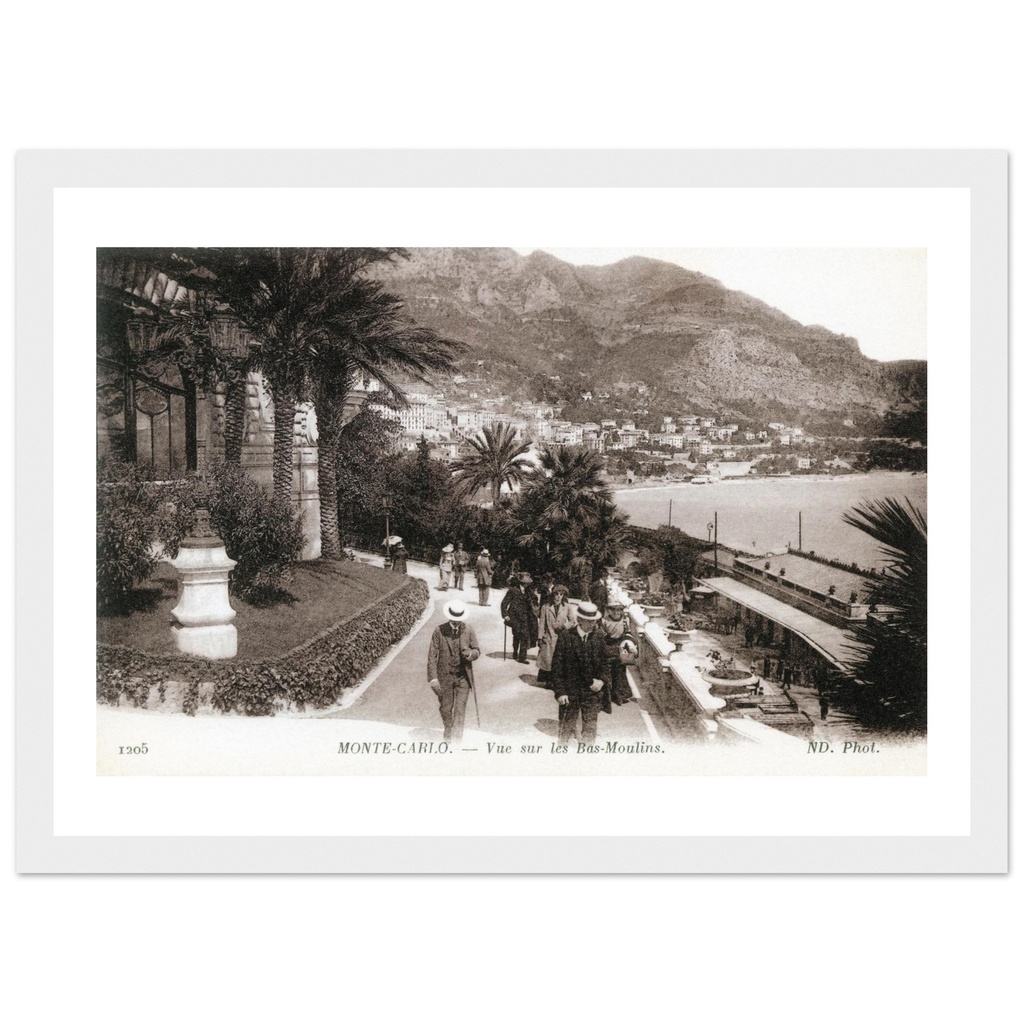 Monte Carlo - Alpes Maritimes - PACA - France - Vue sur les Bas Moulins