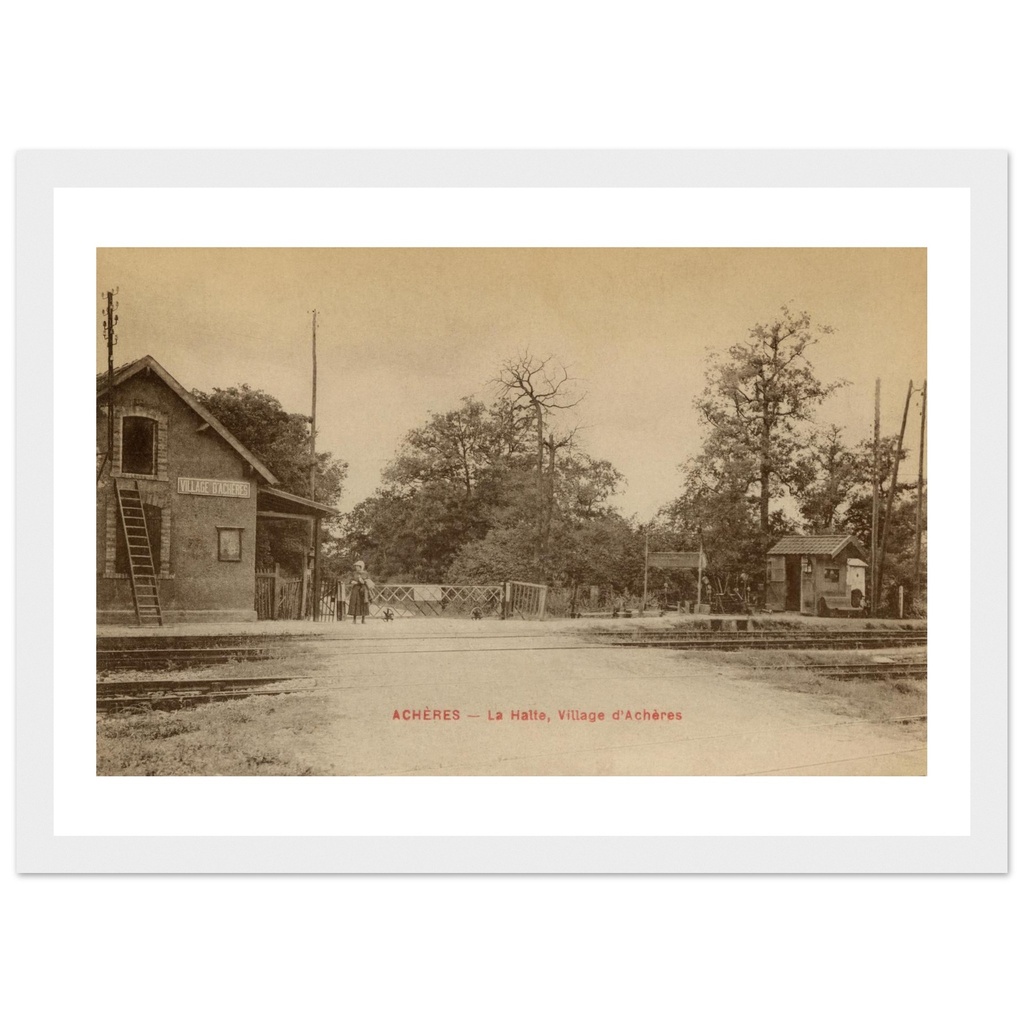 Acheres - La halte, village d'Acheres