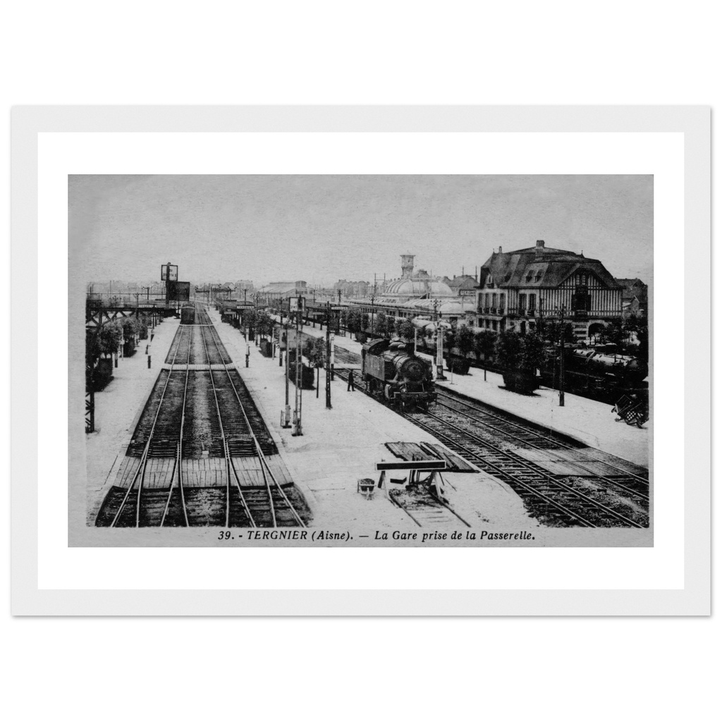 Tergnier - La Gare prise de la Passerelle