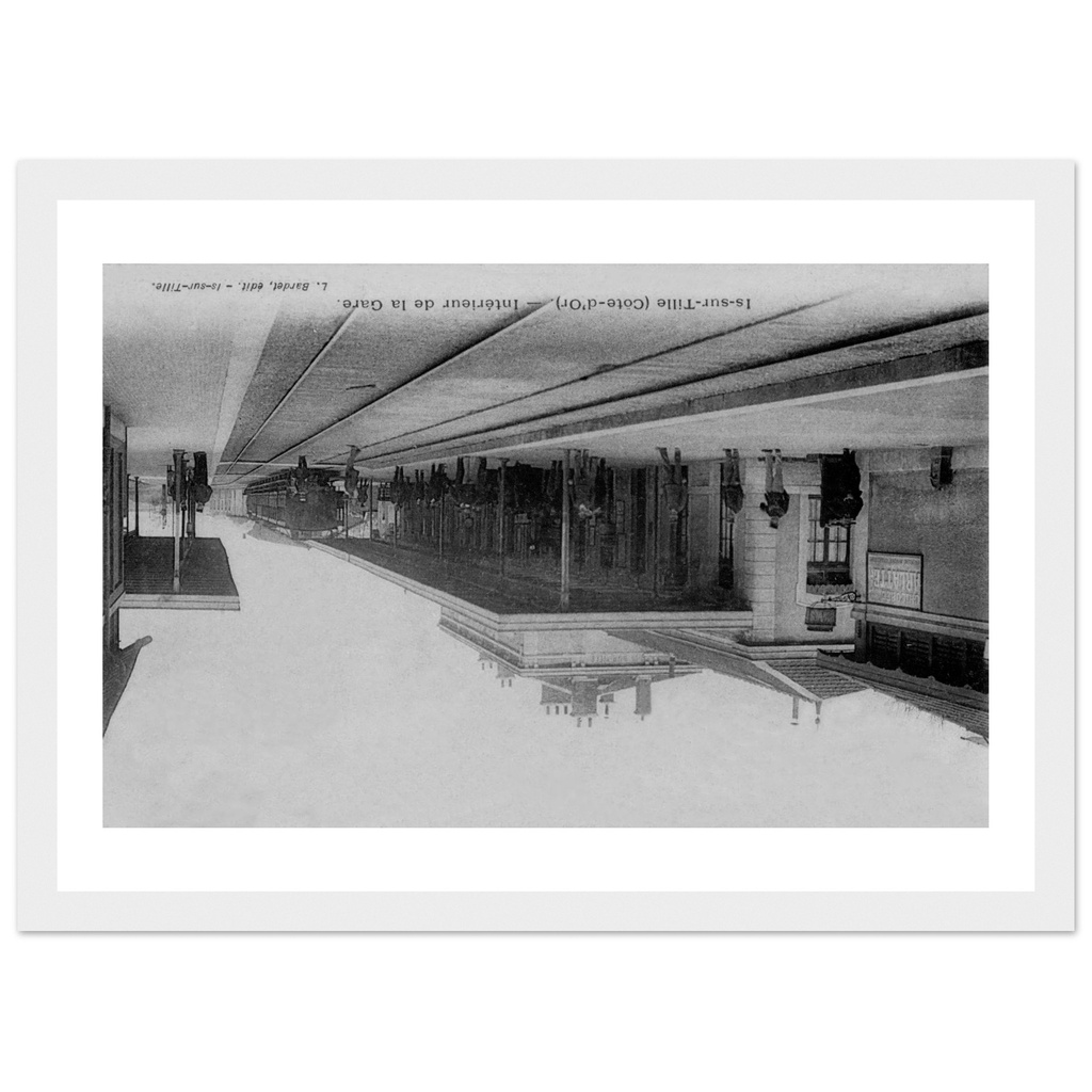 Is-sur-Tille - la gare - les Voies
