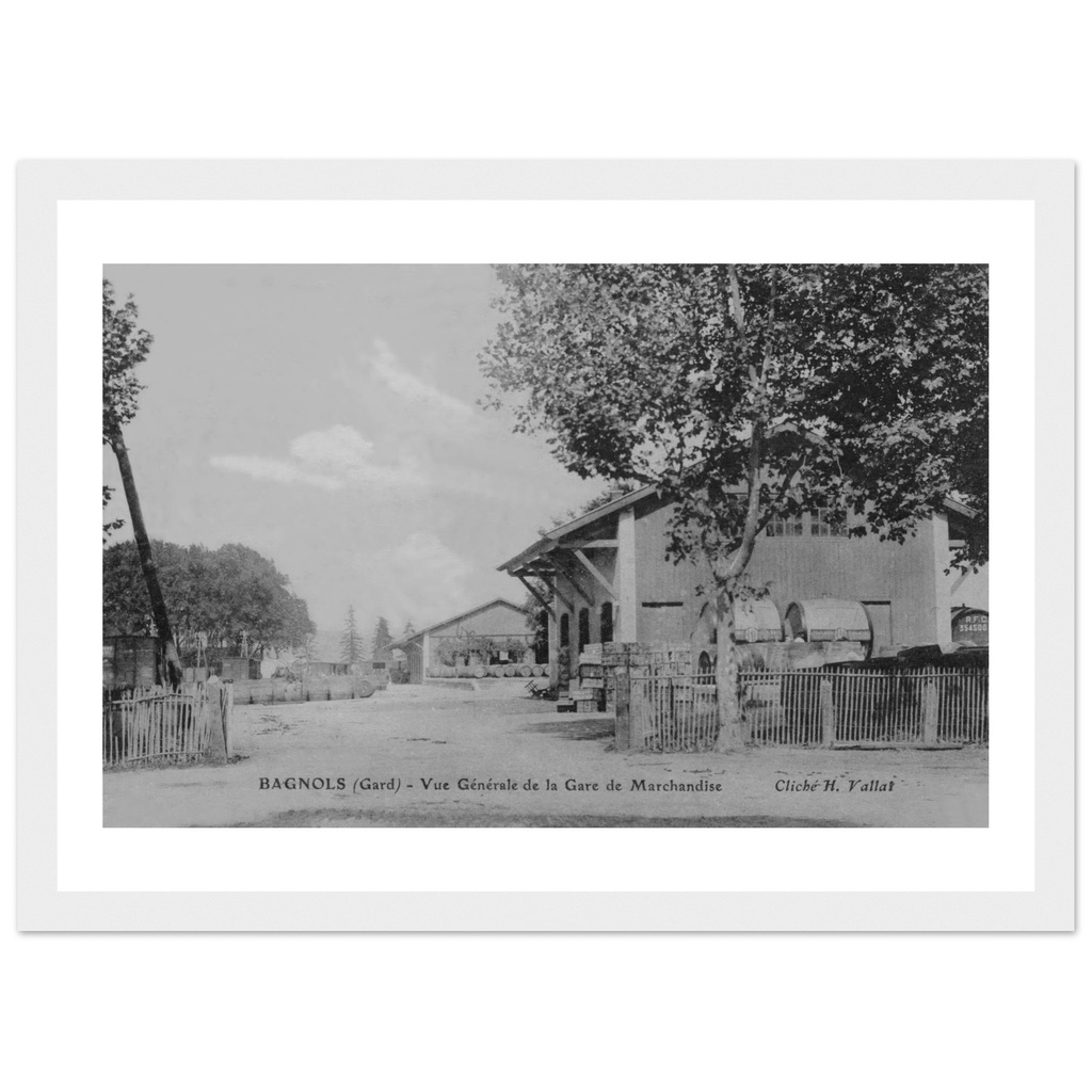 Bagnols - Vue generale de la gare de Marchandise