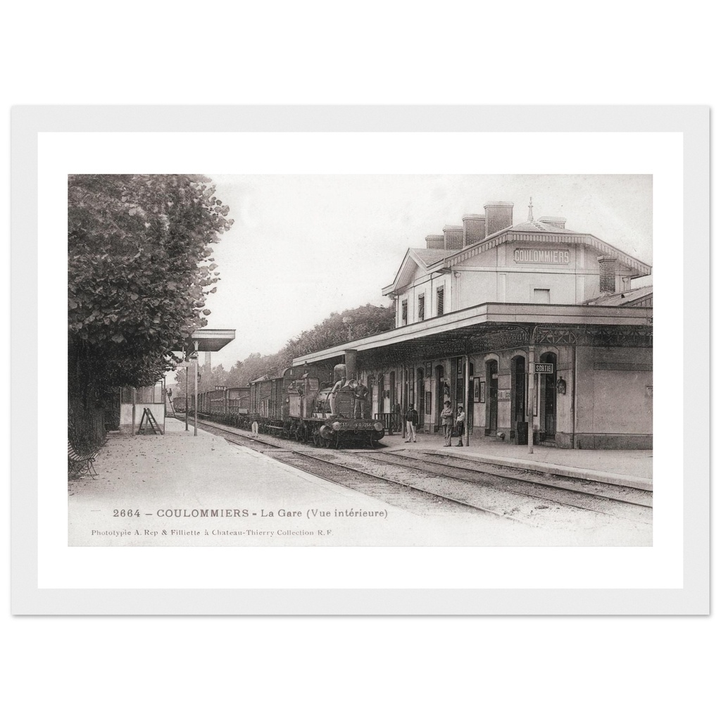 Coulommiers - La Gare, vue interieure