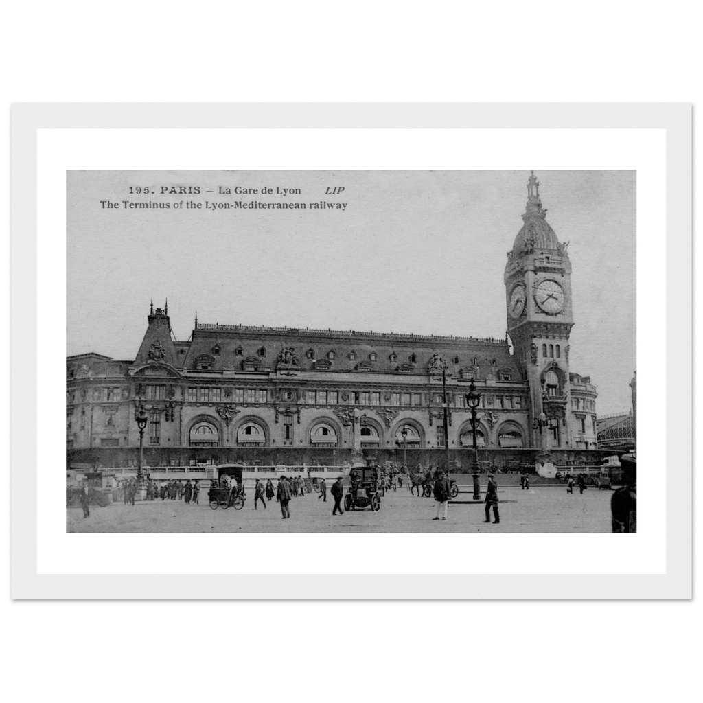 Paris : gare de Lyon - The Terminus of the Lyon-Mediterranean railway