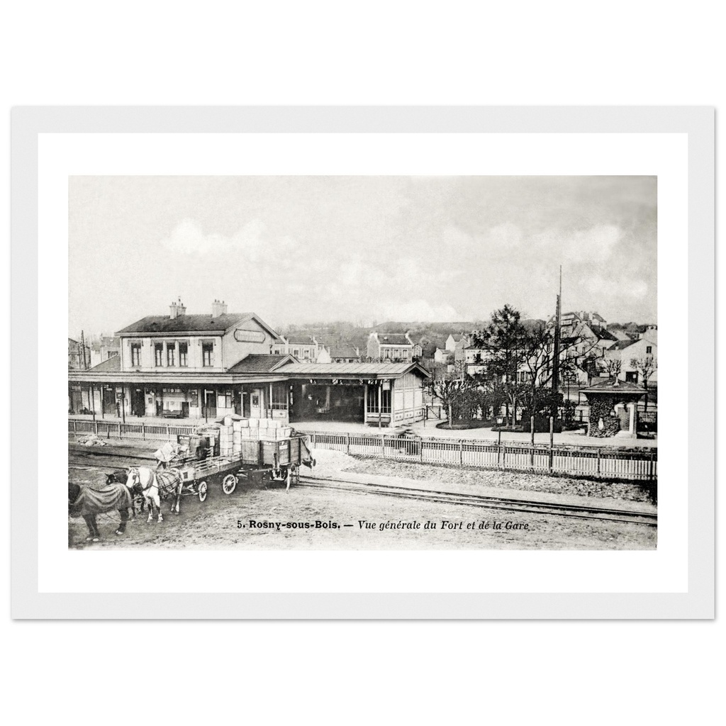 Rosny-sous-Bois - Vue generale du Fort et de la Gare