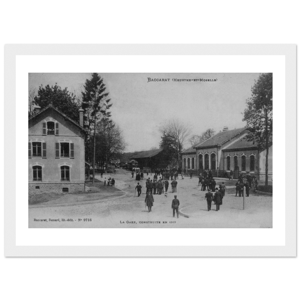 Baccarat - La gare construite en 1913