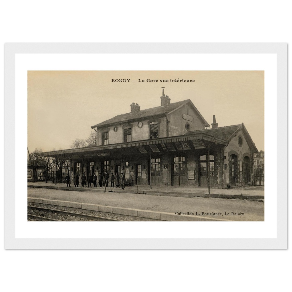 Bondy - La Gare vue intérieure
