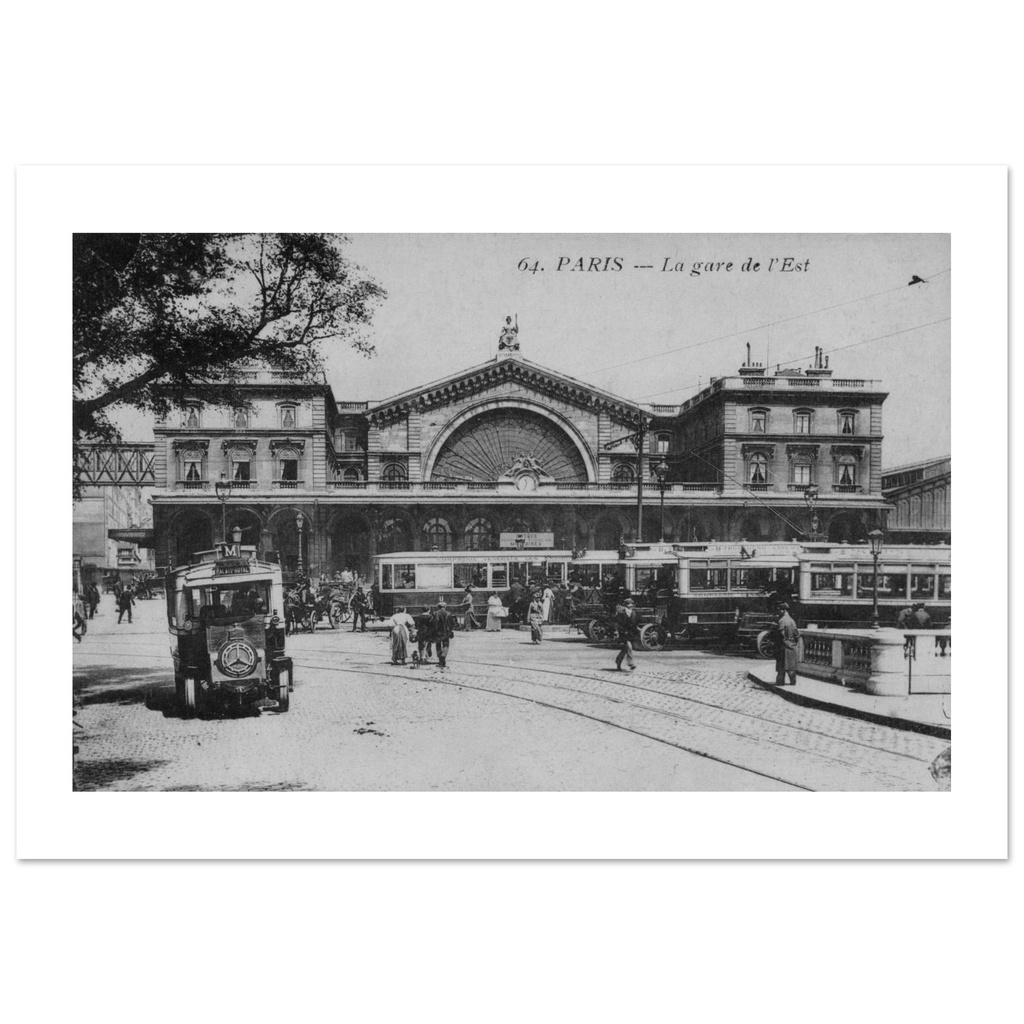 Paris - La gare de L'est