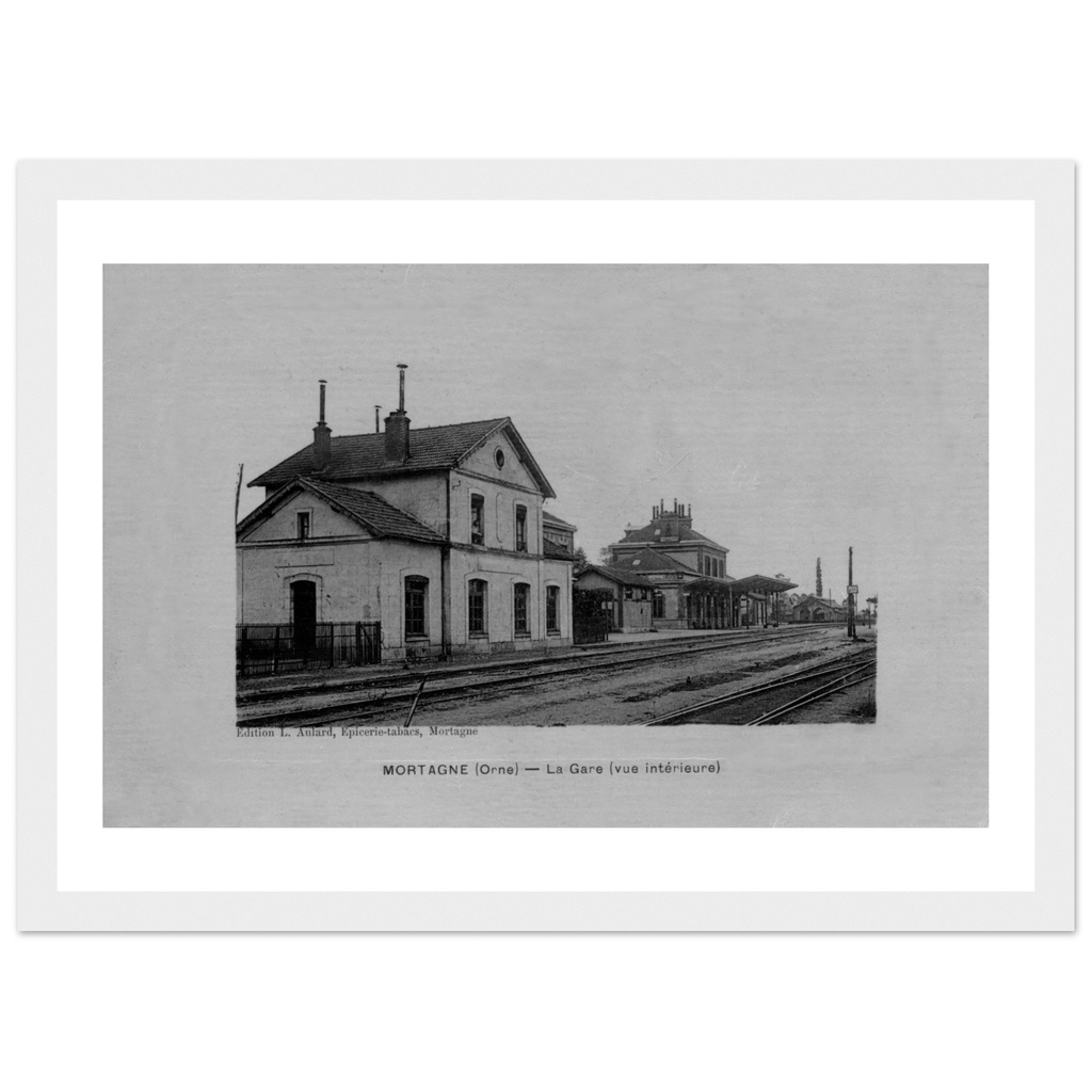 Mortagne sur Huisne - La Gare vue intérieure