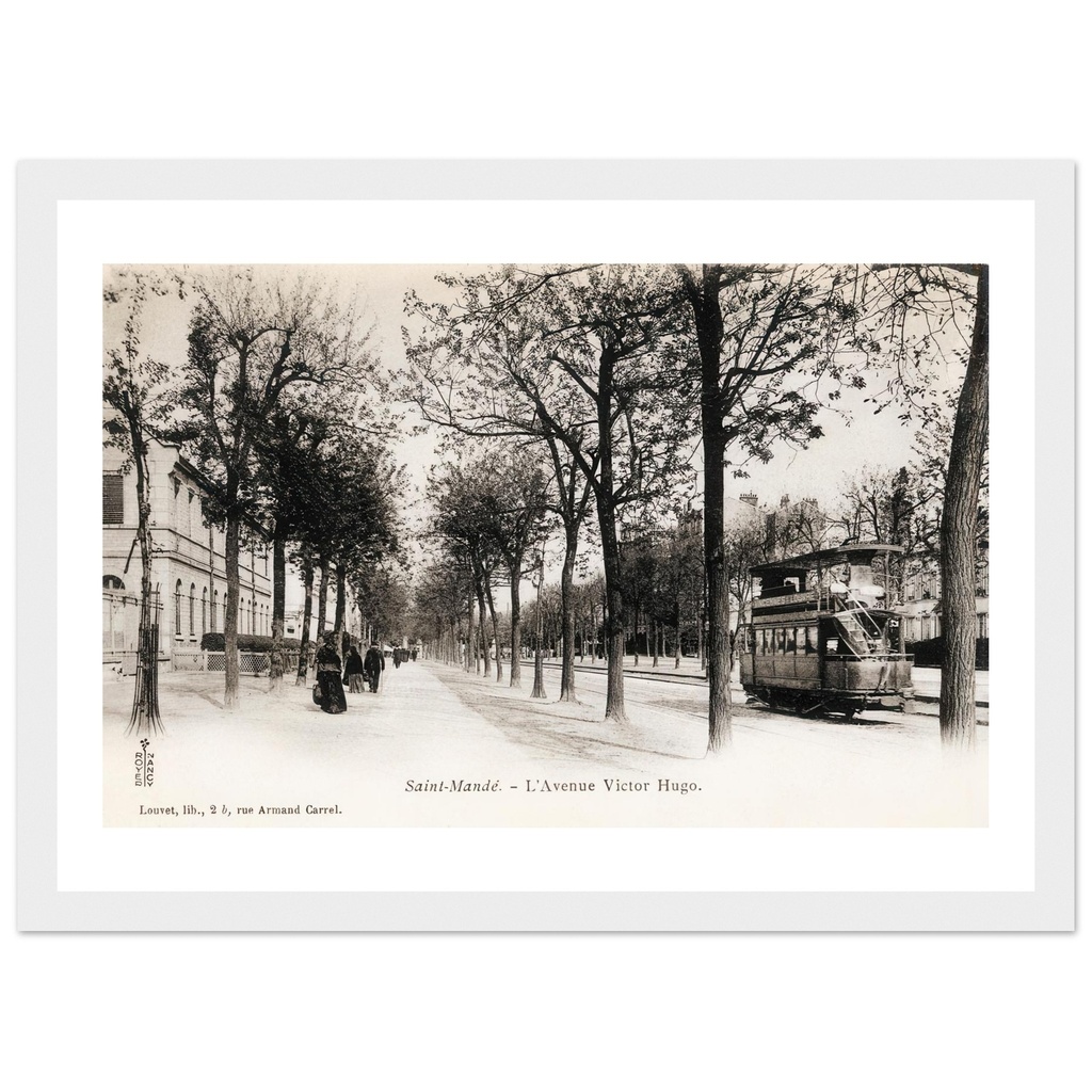 Saint-Mande -l'avenue Victor Hugo