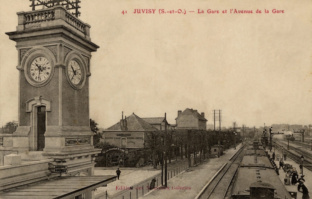 Juvisy (S et O) _ La Gare et l Avenue de la Gare