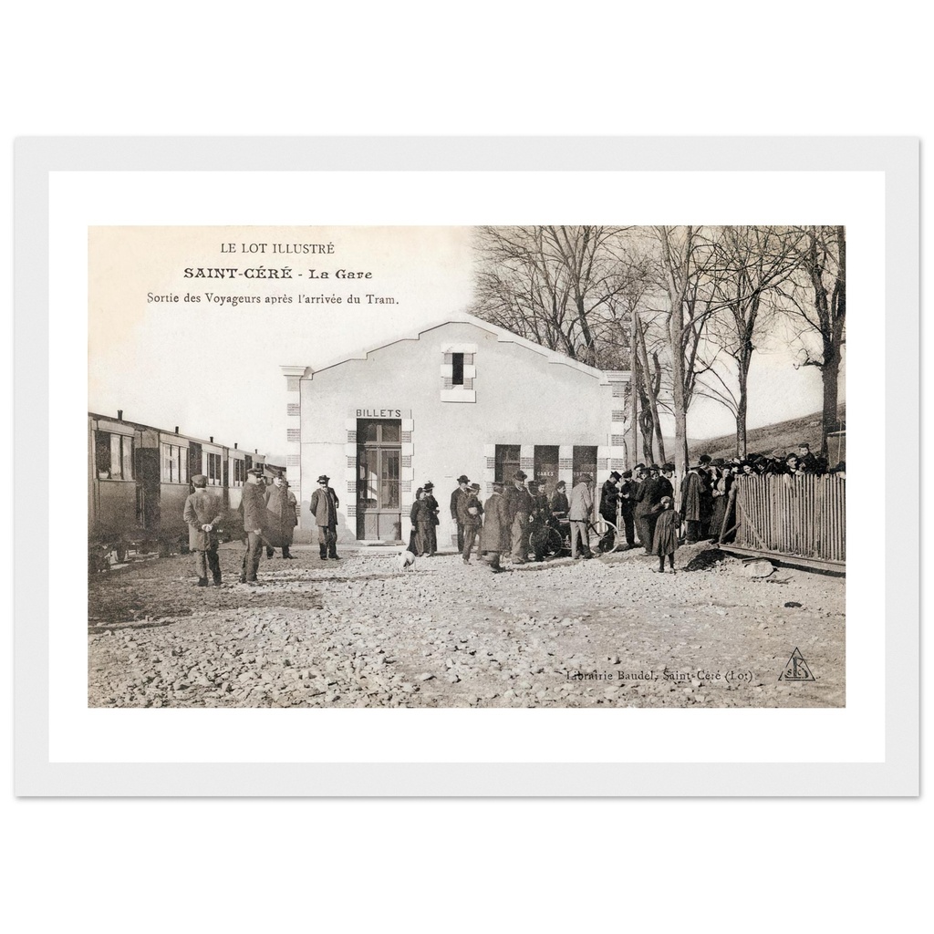 Le lot illustre - Saint Cere - La gare