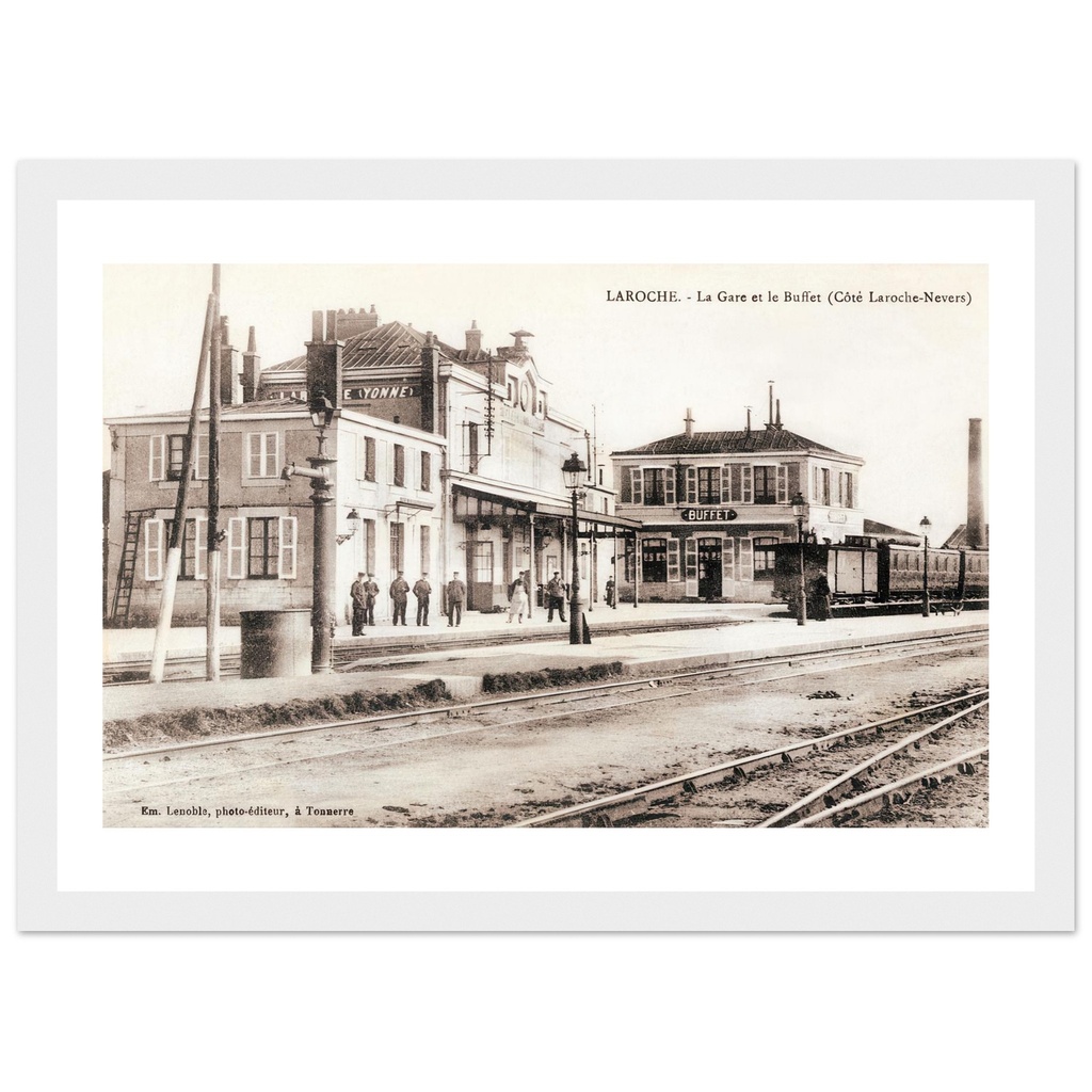 Laroche-Migennes - La gare et le Buffet