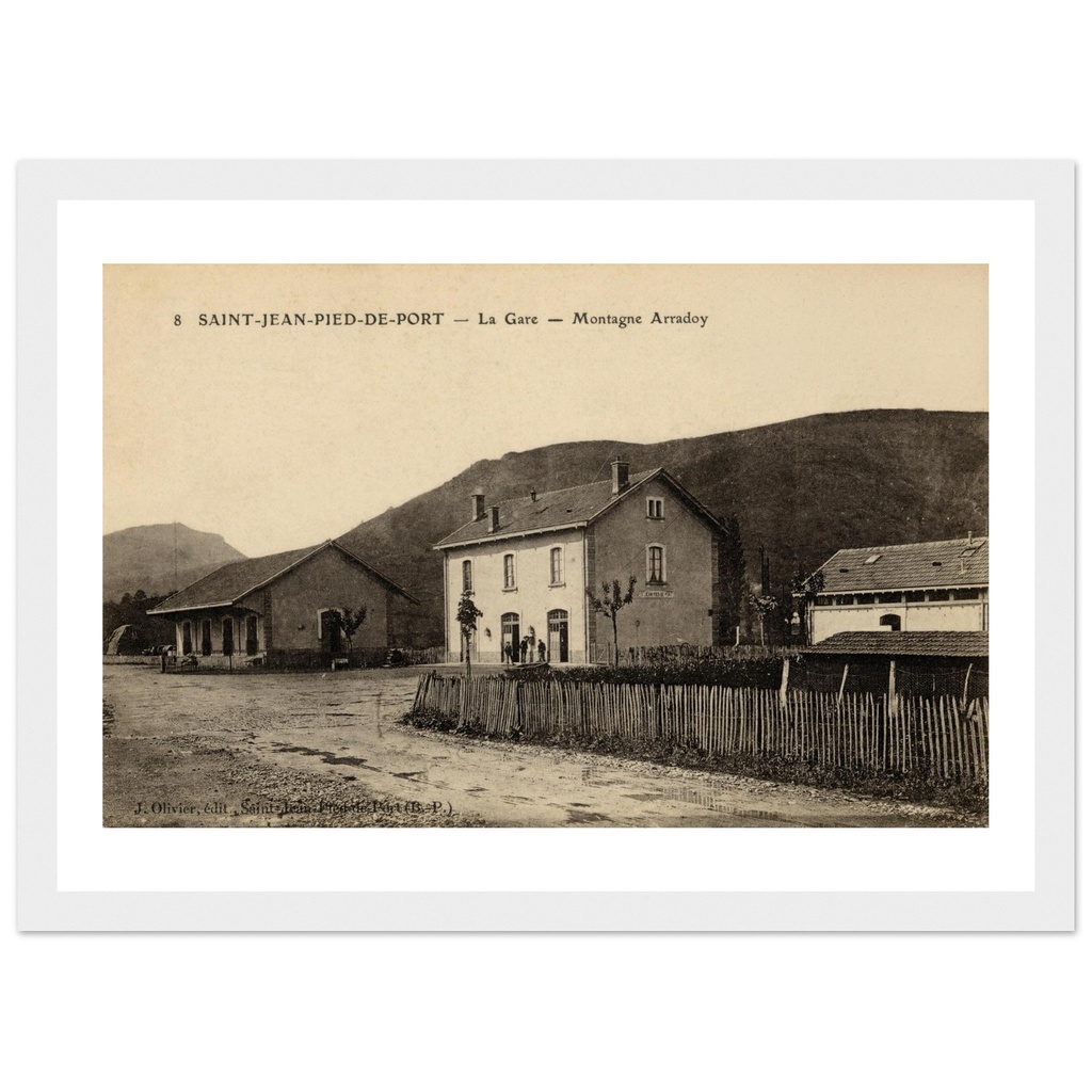 Saint-Jean-Pied-de-Port - La Gare - Montagne Arradoy