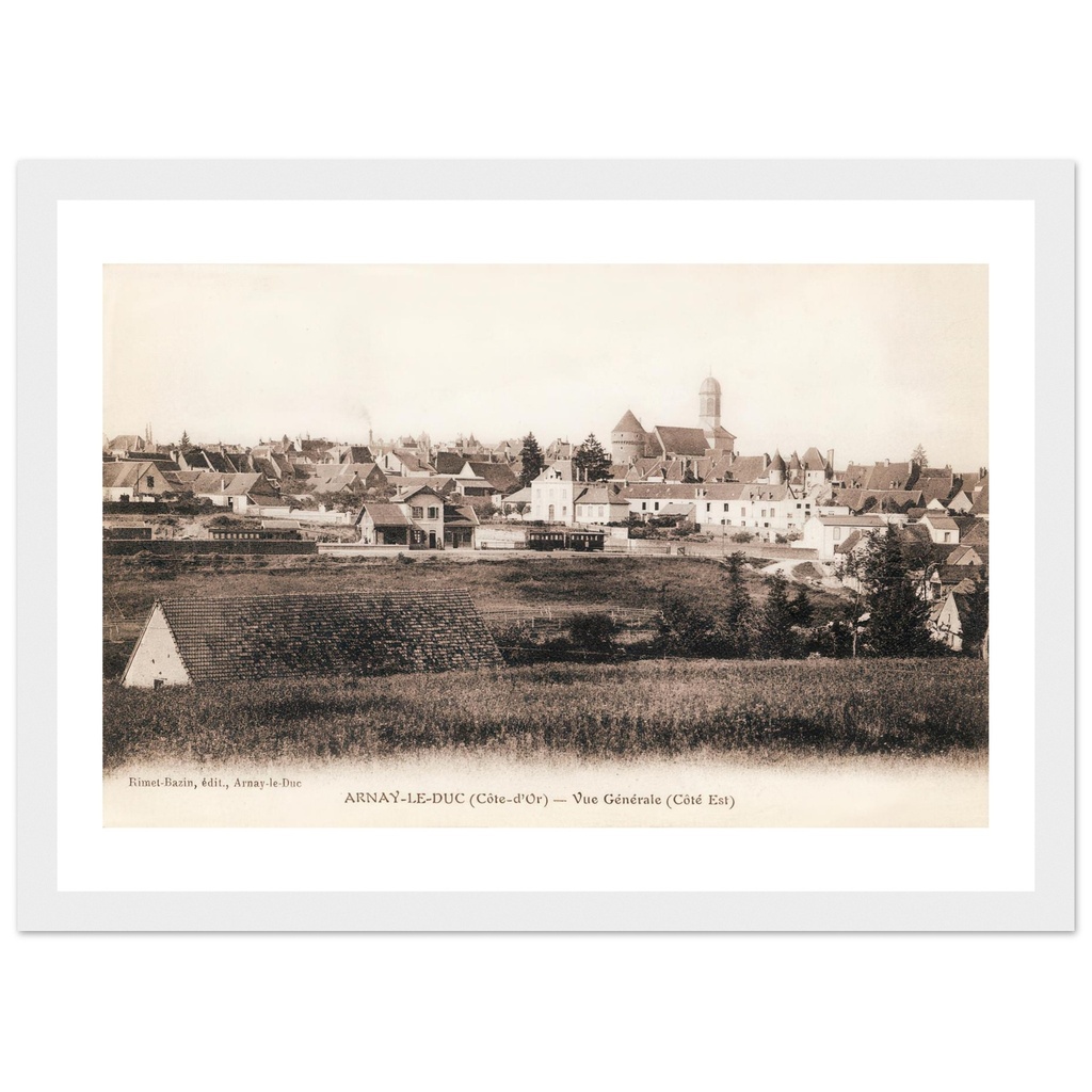 Arnay-le-Duc - Vue generale (cote est)