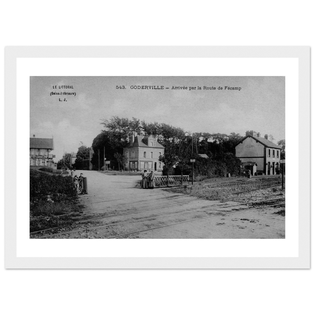 Goderville - Arrivee par la route de Fecamp