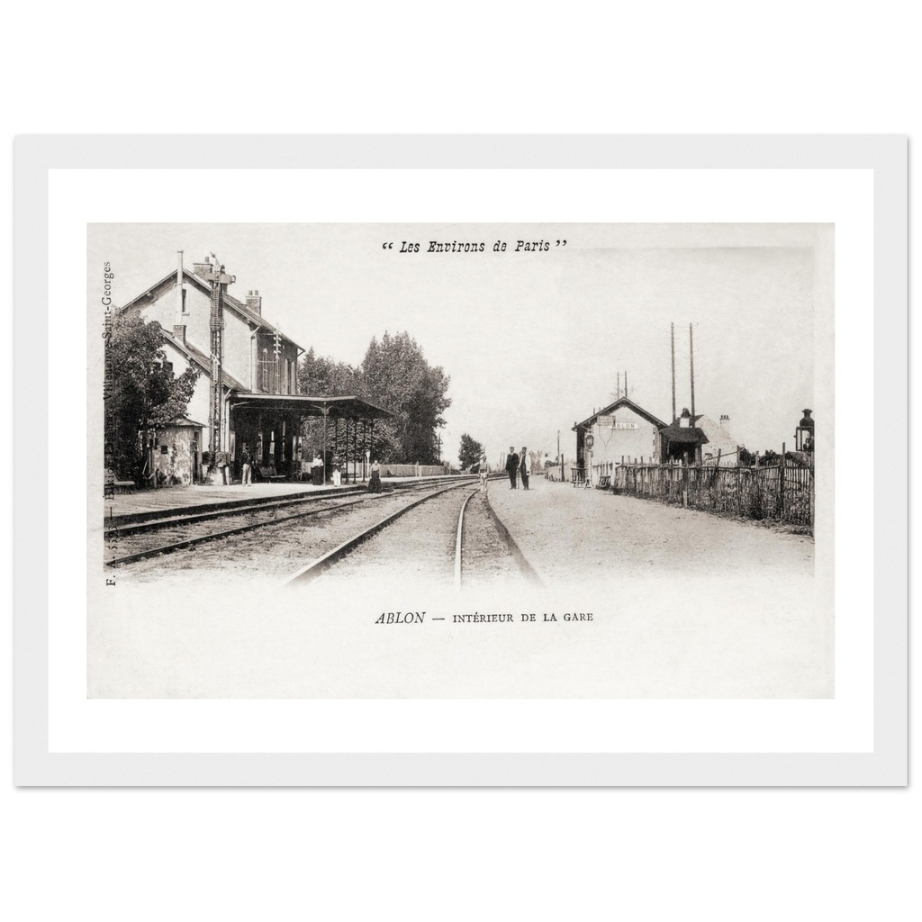 Ablon -Interieur de la Gare