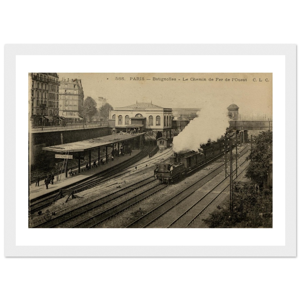 Paris - Batignolles - chemin de fer de l'Ouest