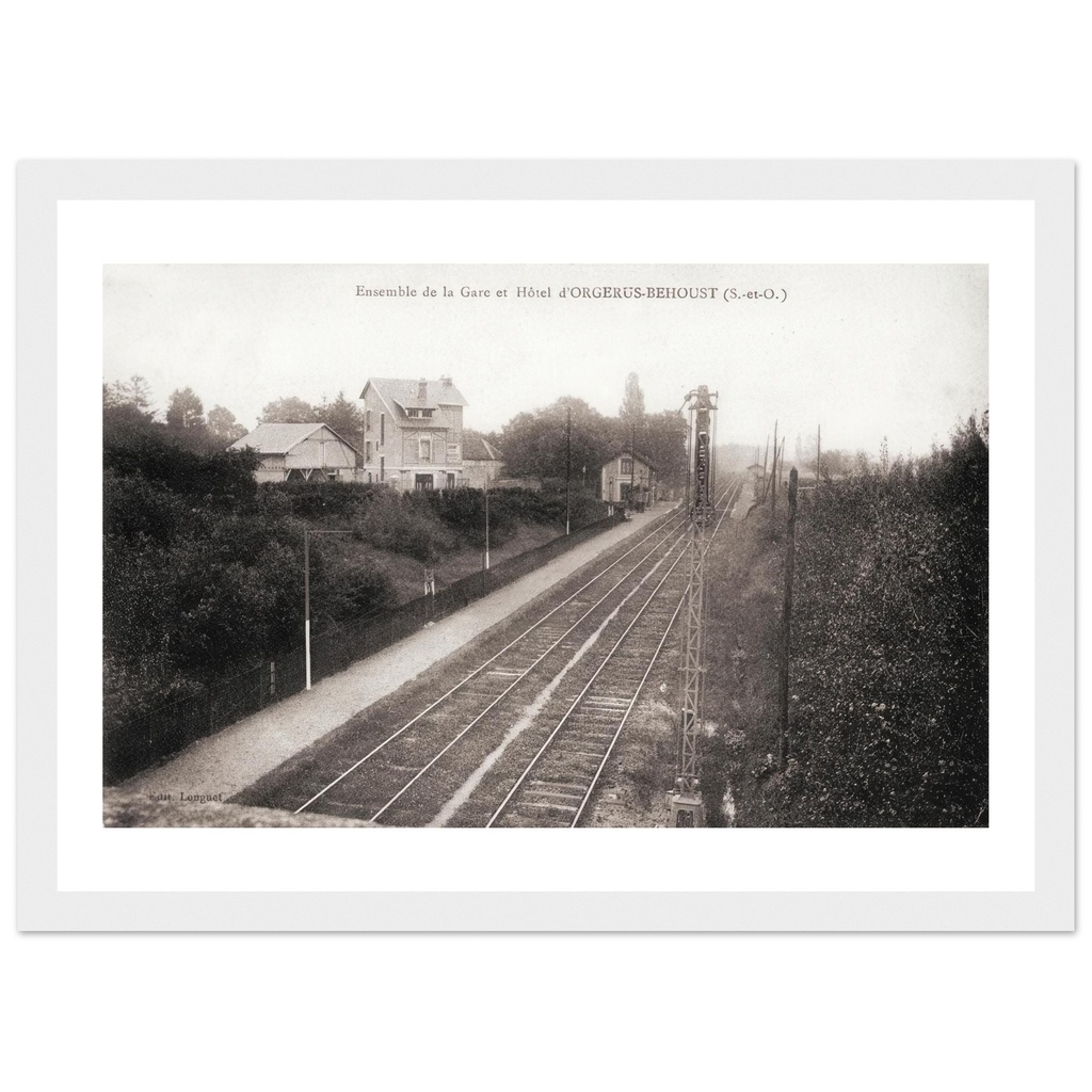 Ensemble de la Gare et de L'hotel d'orgerus Behoust