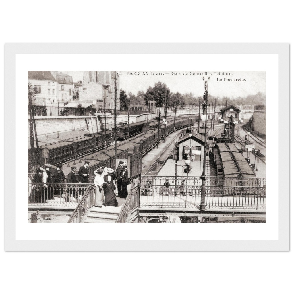 Paris XII arr -  Gare de Courcelles Ceinture - La Passerelle
