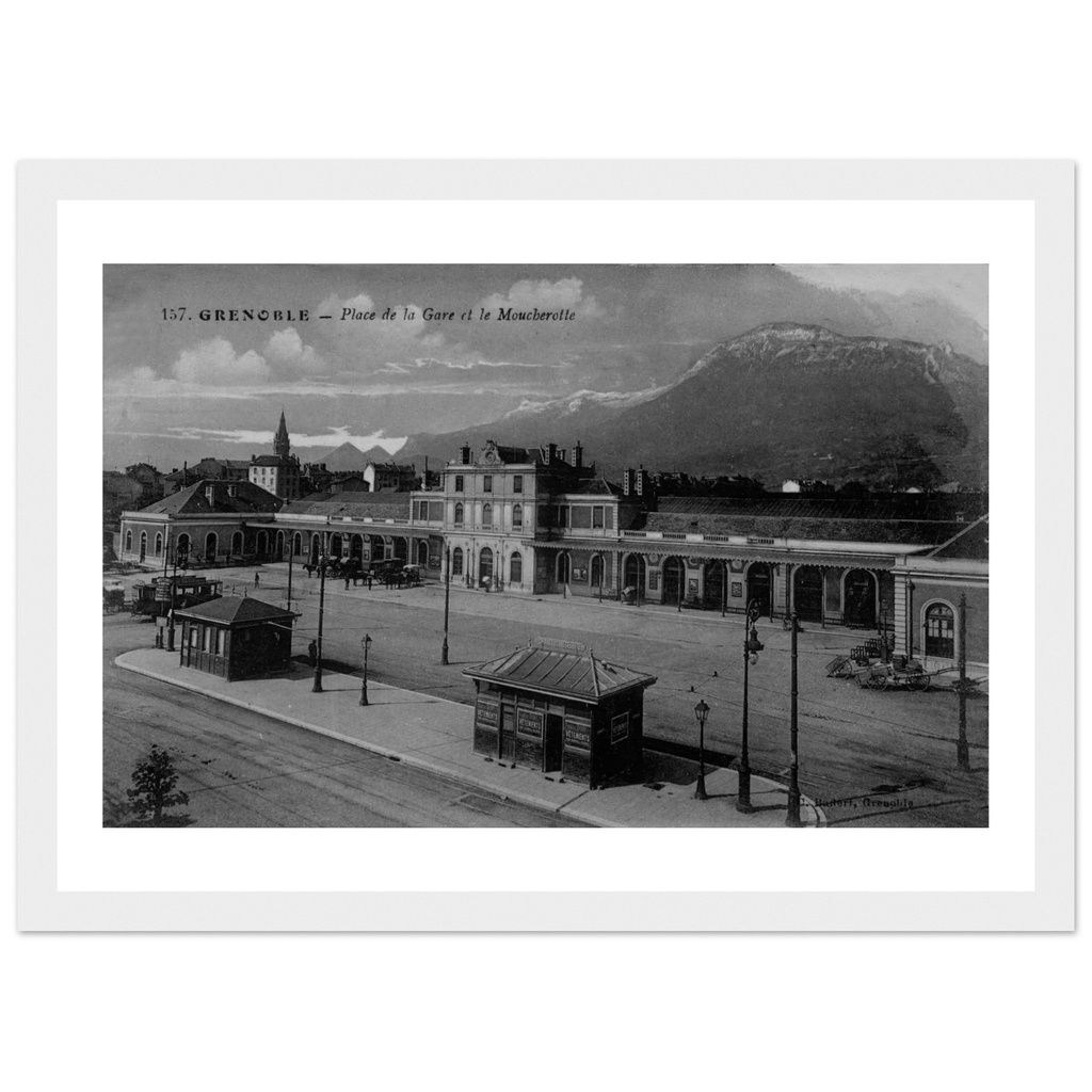 Grenoble - Place de la Gare et la Moucherette