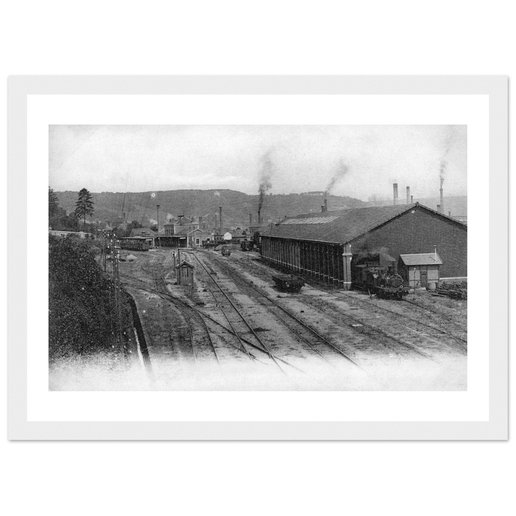 Elbeuf - Panorama vue de la gare