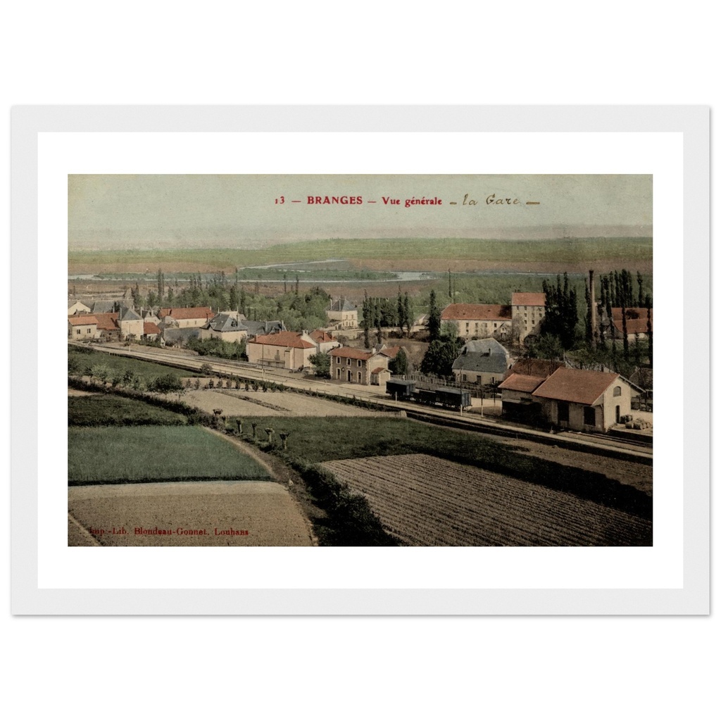 Branges - La vue generale