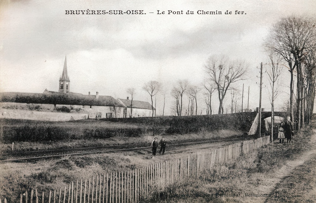 Bruyère-sur-Oise - Le pont du chemin de fer