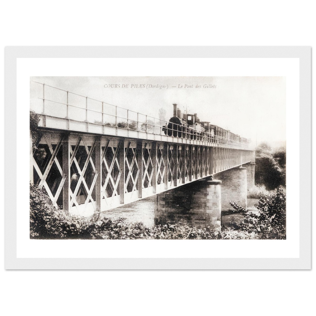 Cours-de-Pile (Dordogne) - Le pont des gillets