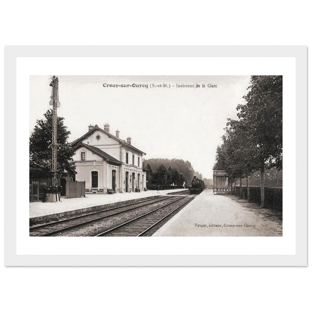 Crouy-sur-Ourcq - Intérieur de la Gare