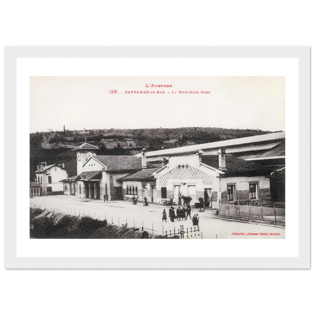 L'Aveyron - Capdenac-le-bas - La nouvelle gare