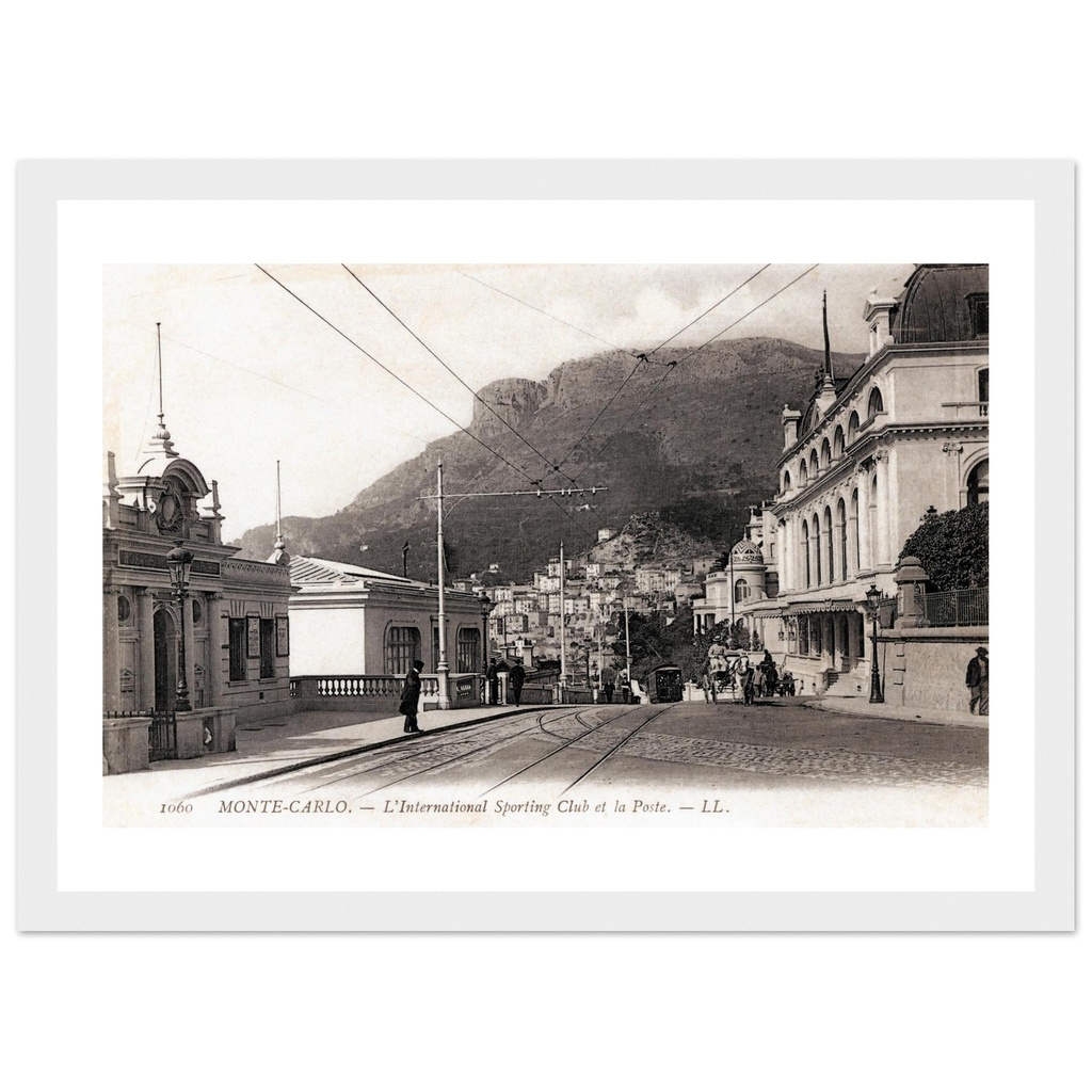 Monte Carlo - L'international Sporting Club et la Poste