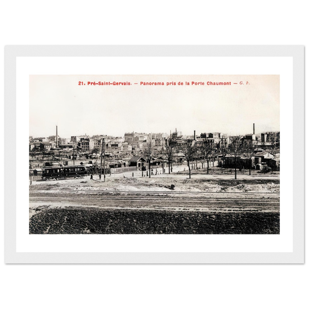 Le Pré-Saint-Gervais - Panorama de la Porte Chaumont