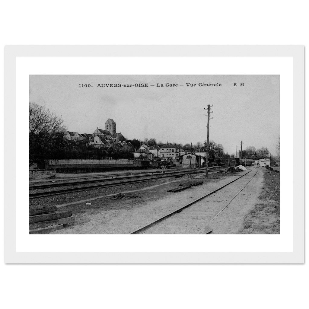 Auvers - La Gare, vue generale