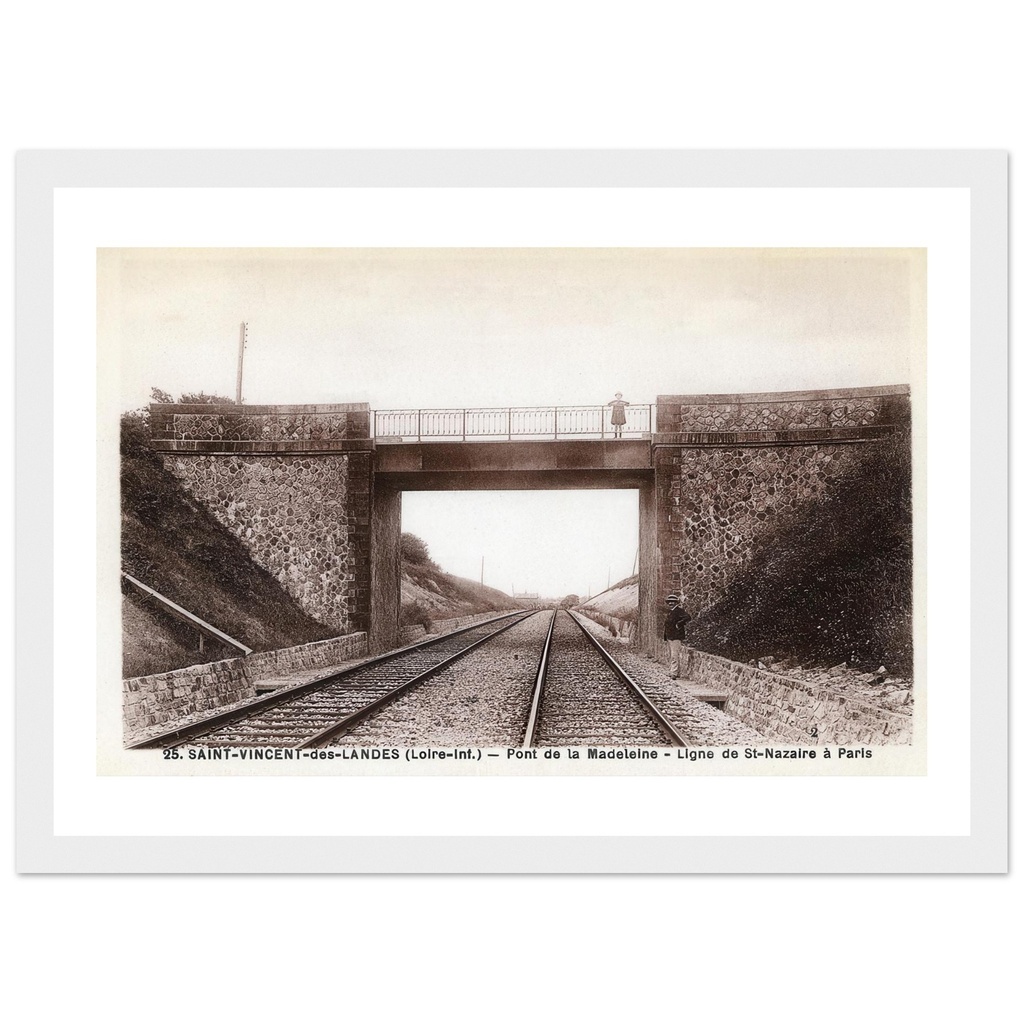 Saint-Vincent-des-Landes - Pont de la Madelaine - Ligne de St Nazaire à Paris