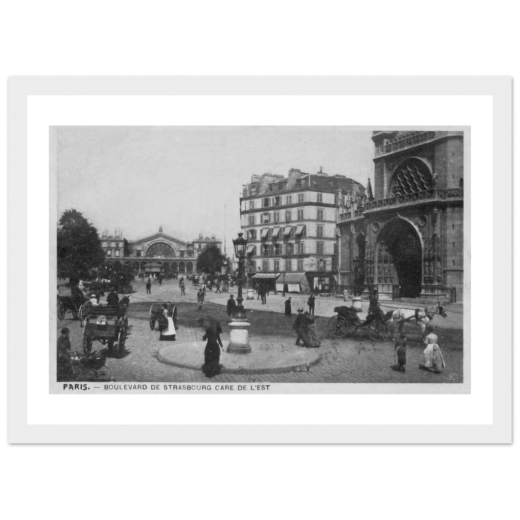 Paris - Gare de l'est Boulevard de Strasbourg