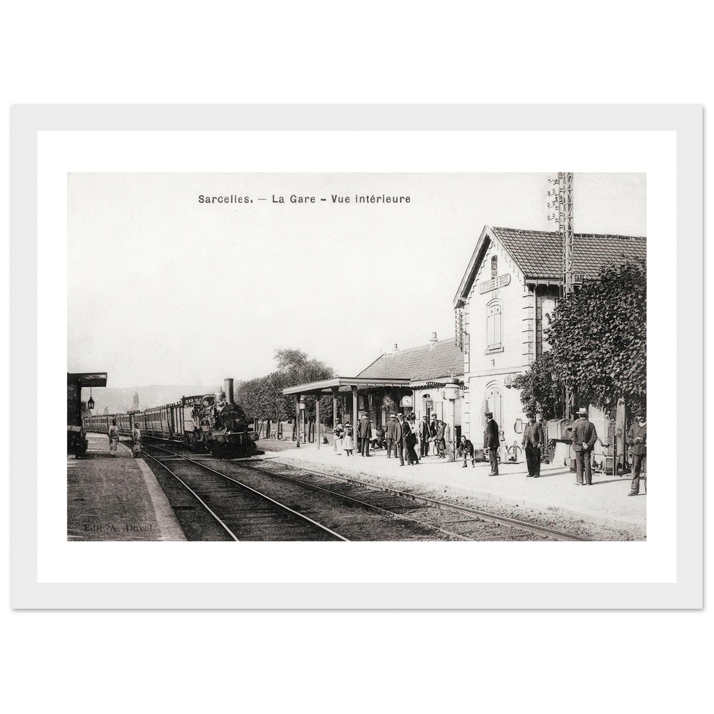Sarcelles - La Gare vue interieure