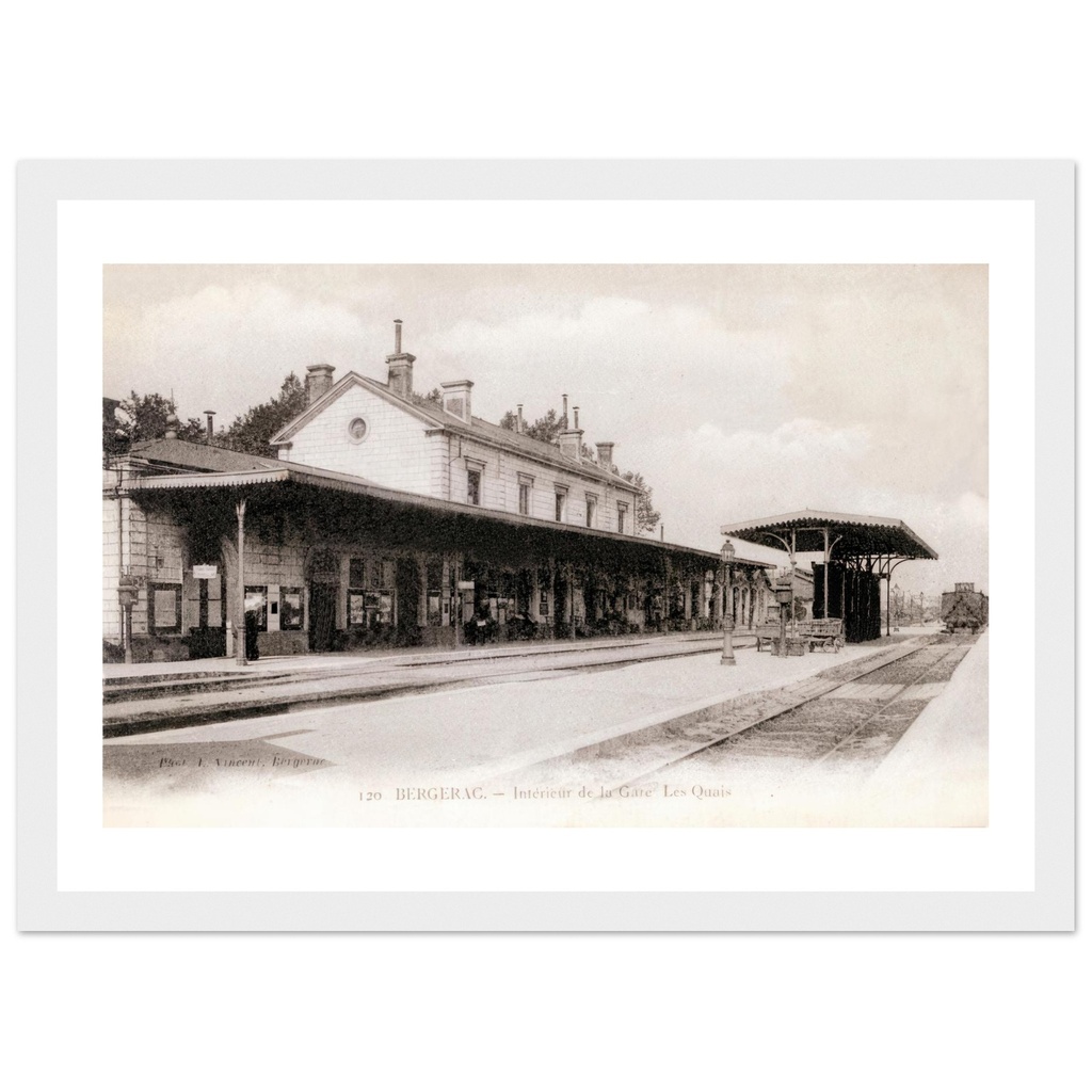 Bergerac - Interieur de la Gare - Les Quais