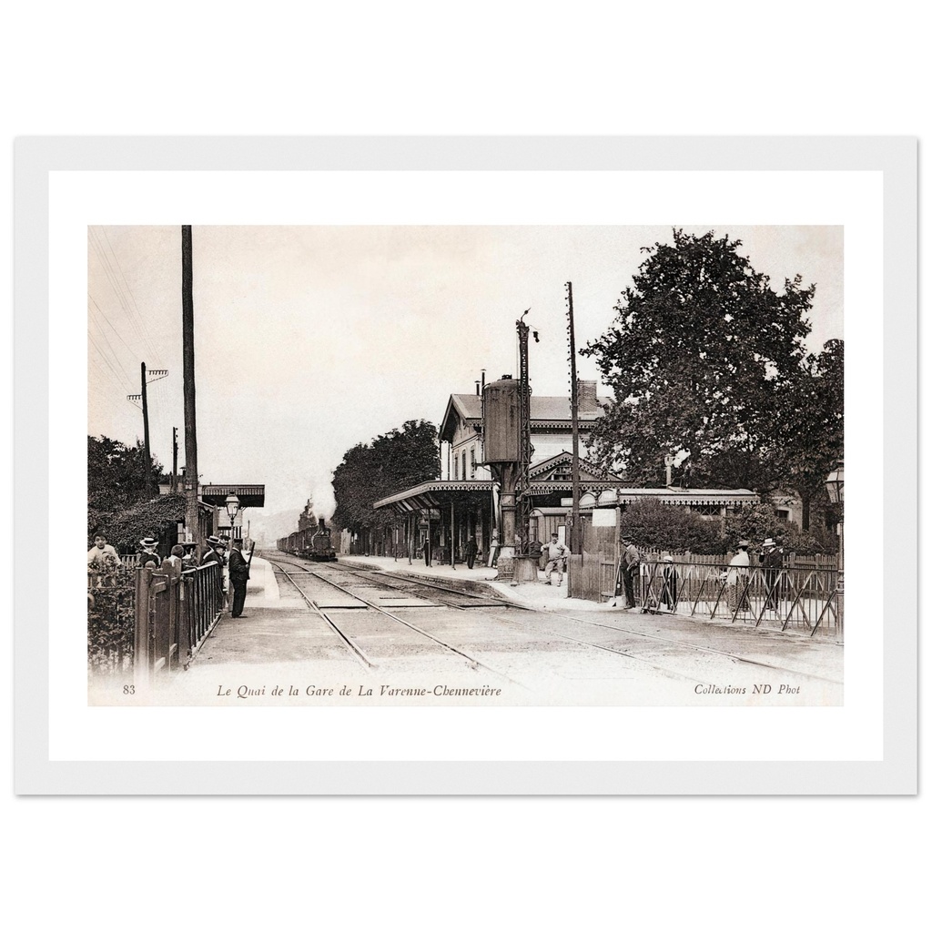 Le quai de la Gare de La Varenne-Chennevière