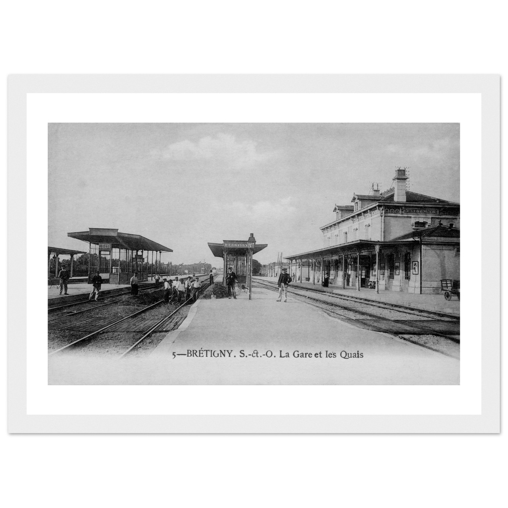 Bretigny - La Gare et les Quais