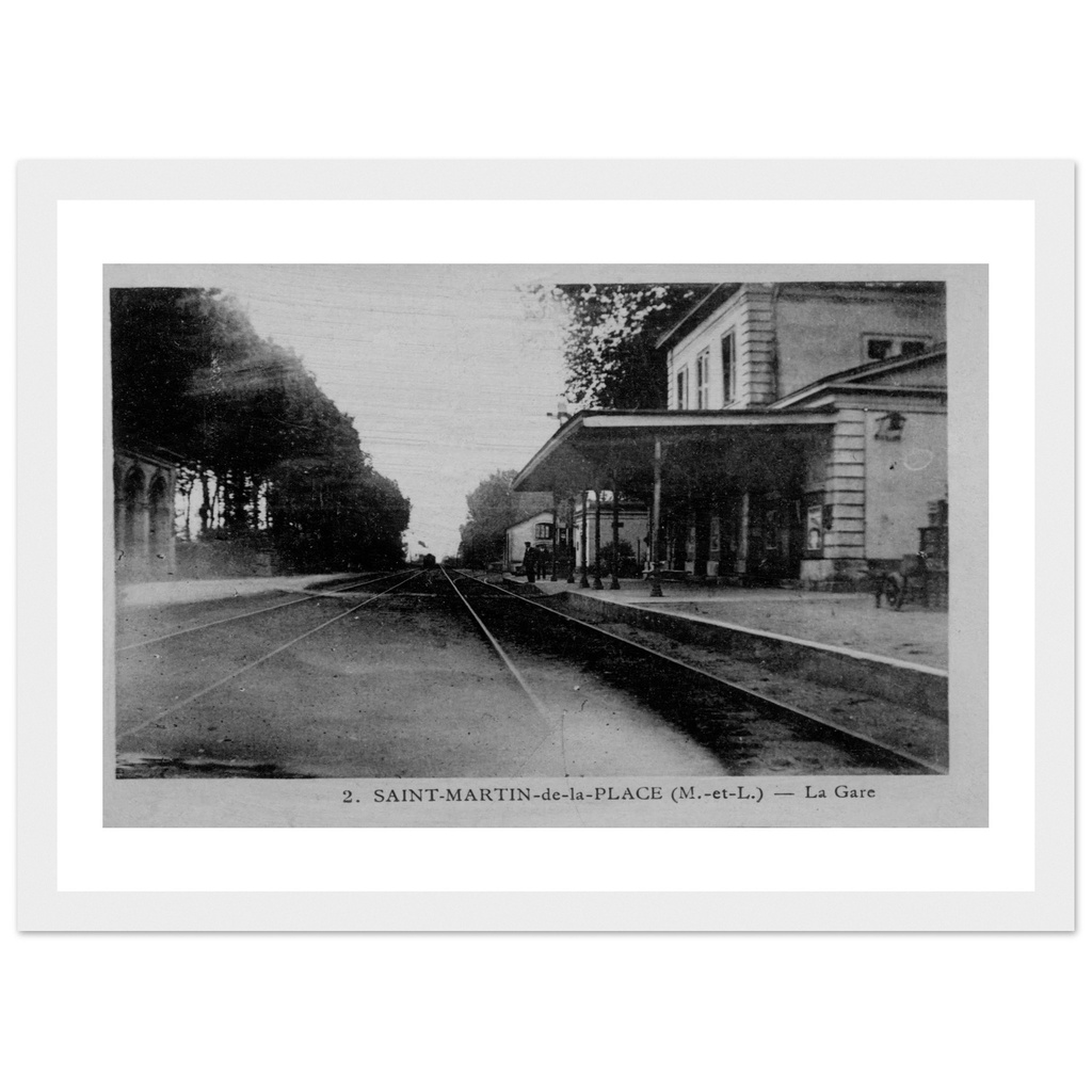 Saint-Martin-de-la-Place - La gare