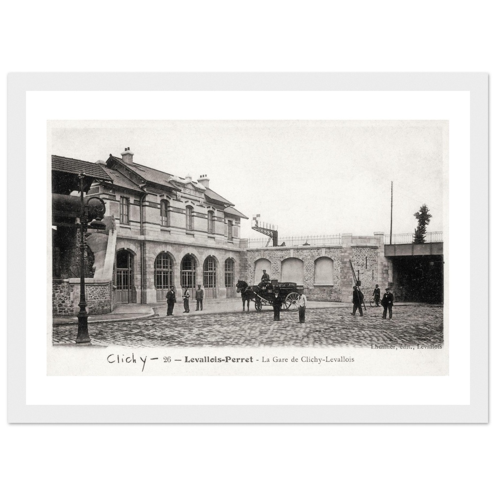 la gare de Levallois Perret