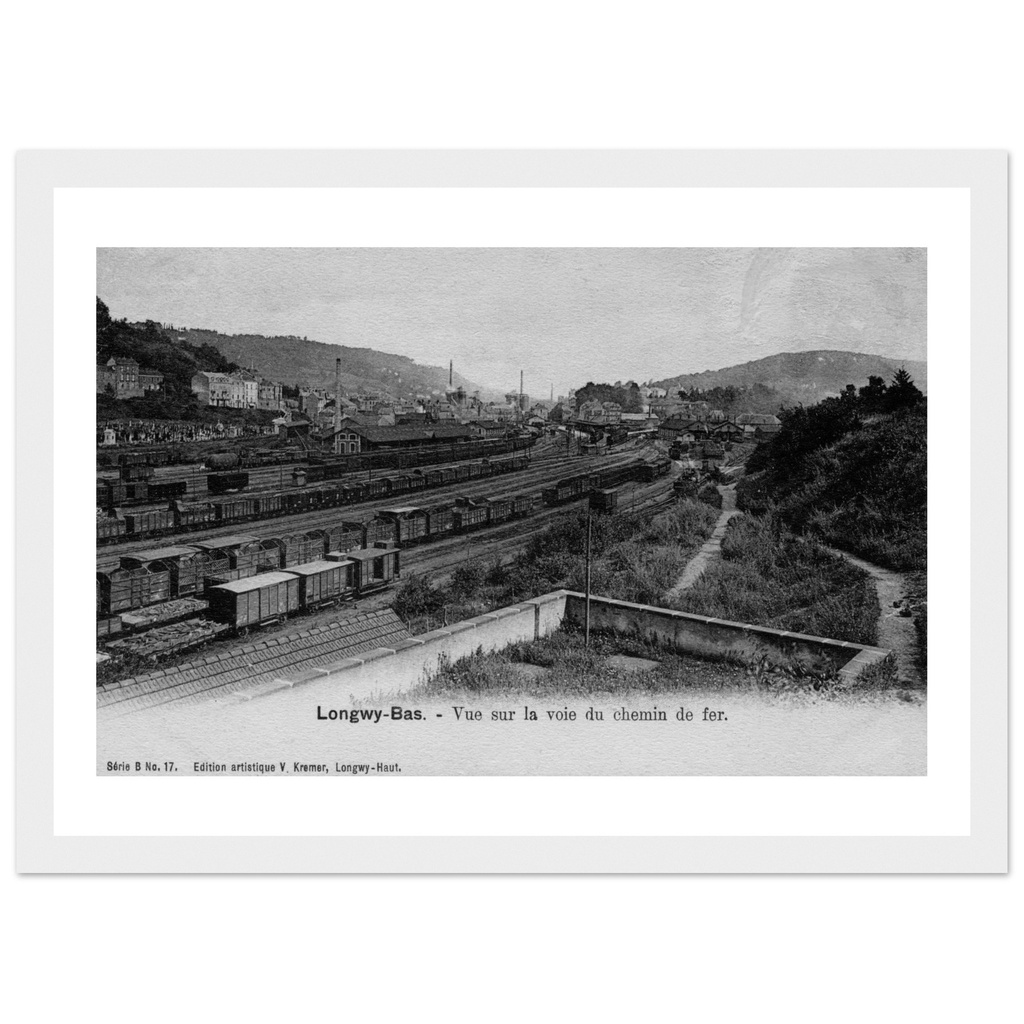 Longwy - Vue sur la voie de chemin de fer