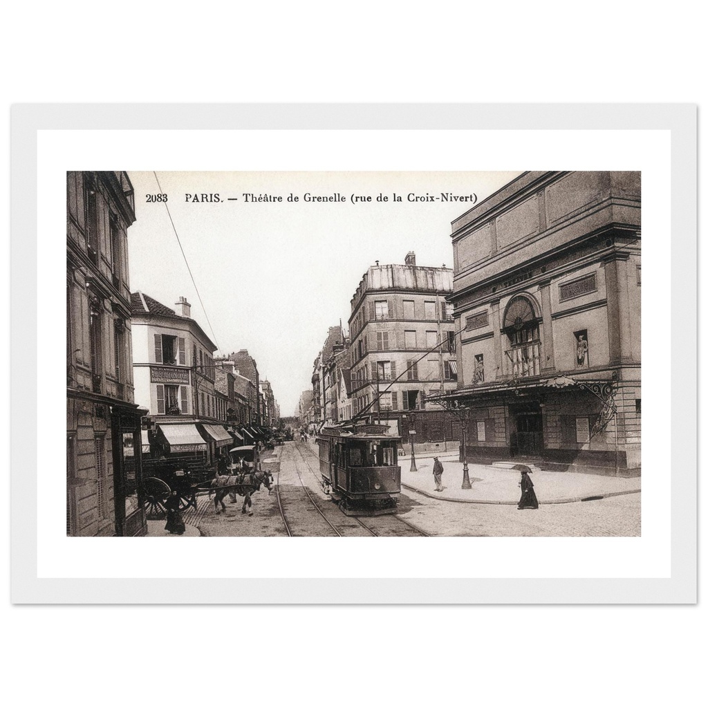 Paris : Theatre de Grenelle - rue de la Croix Nivert.