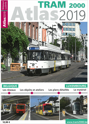 TRAM 2000. Atlas 2019 Belgique/Luxembourg 