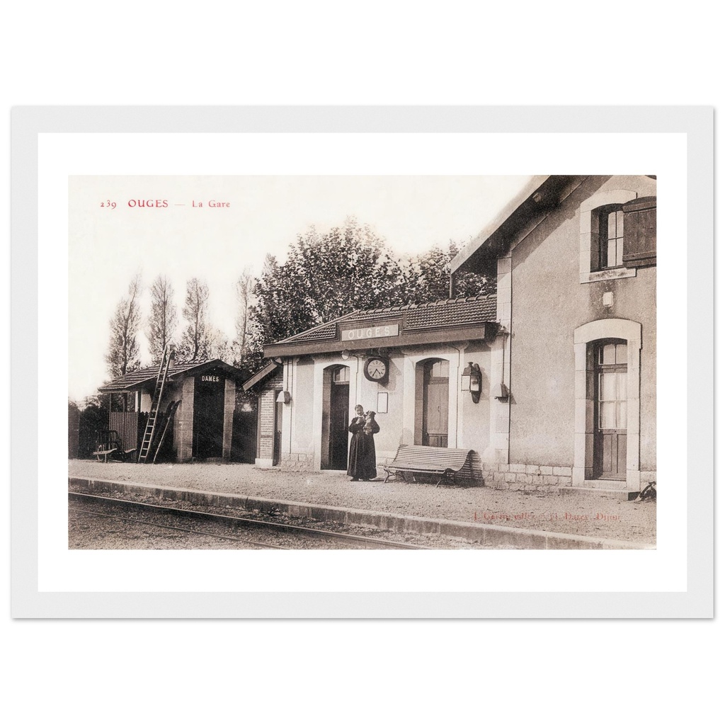 Ouges - La gare