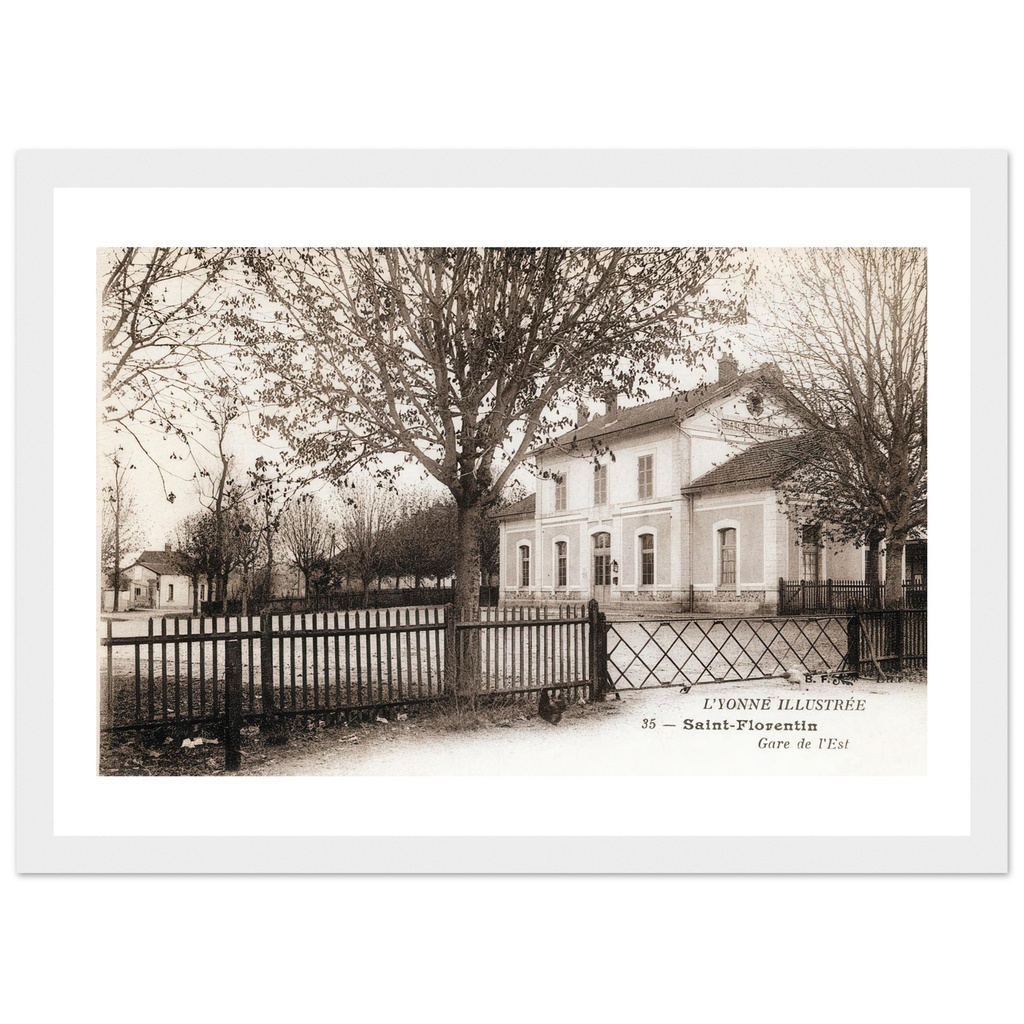 L'Yonne - Illustree - St Florentin - Gare de L'est